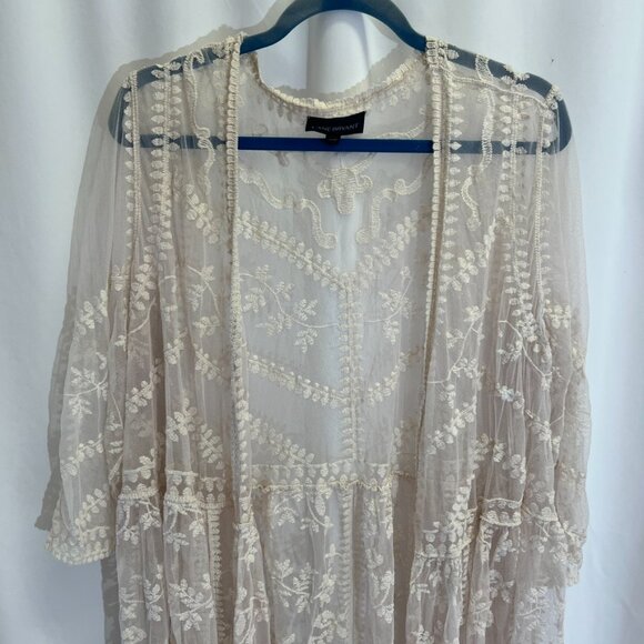 Lane Bryant Lace Flowing Beach Cover Up for Vacation Plus Size - Picture 2 of 10